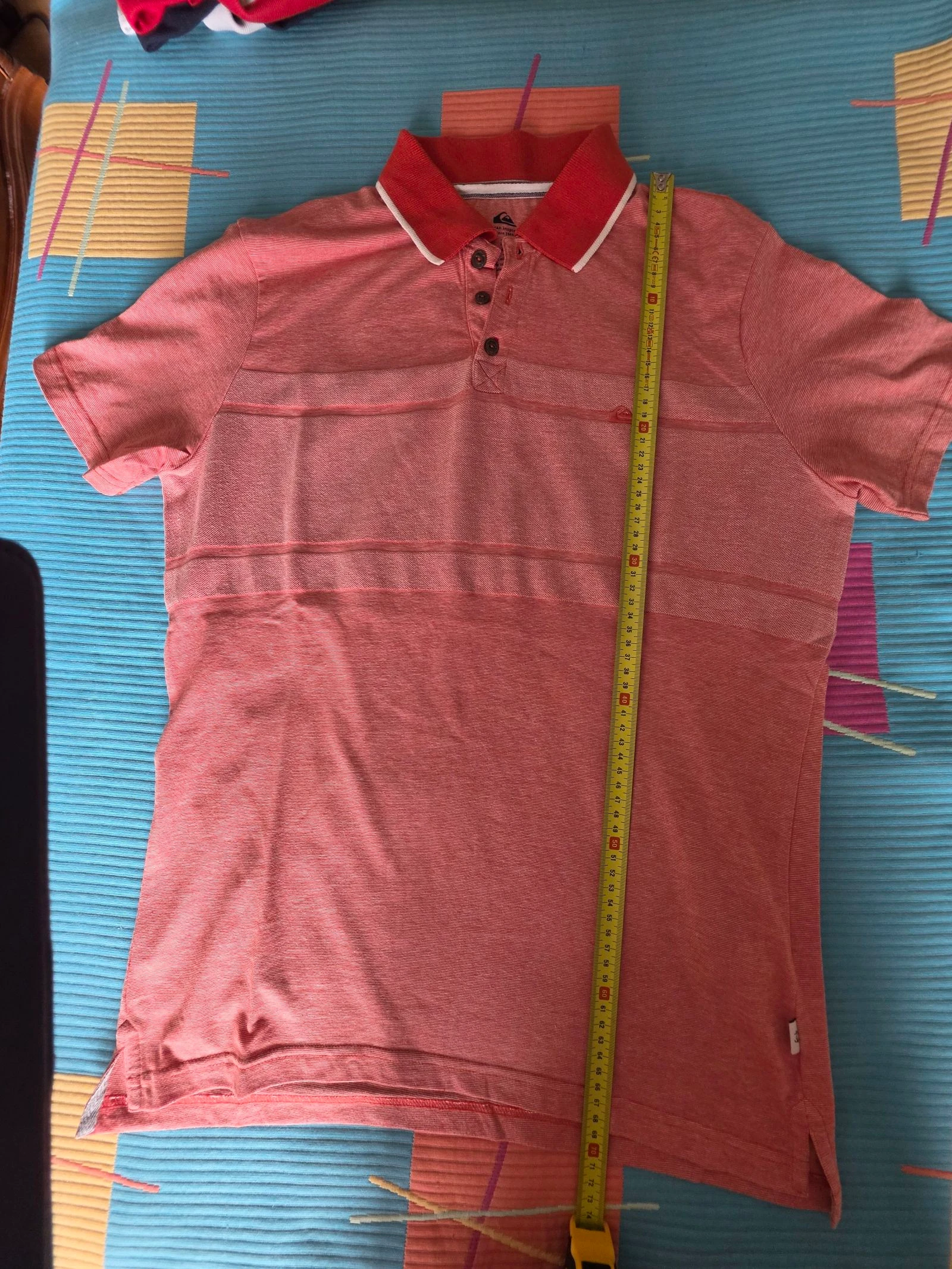 Ocean polo in orange tones men's size M – photo 6